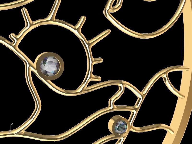 4 models scenery jewellery set stl verified  3D print model_10