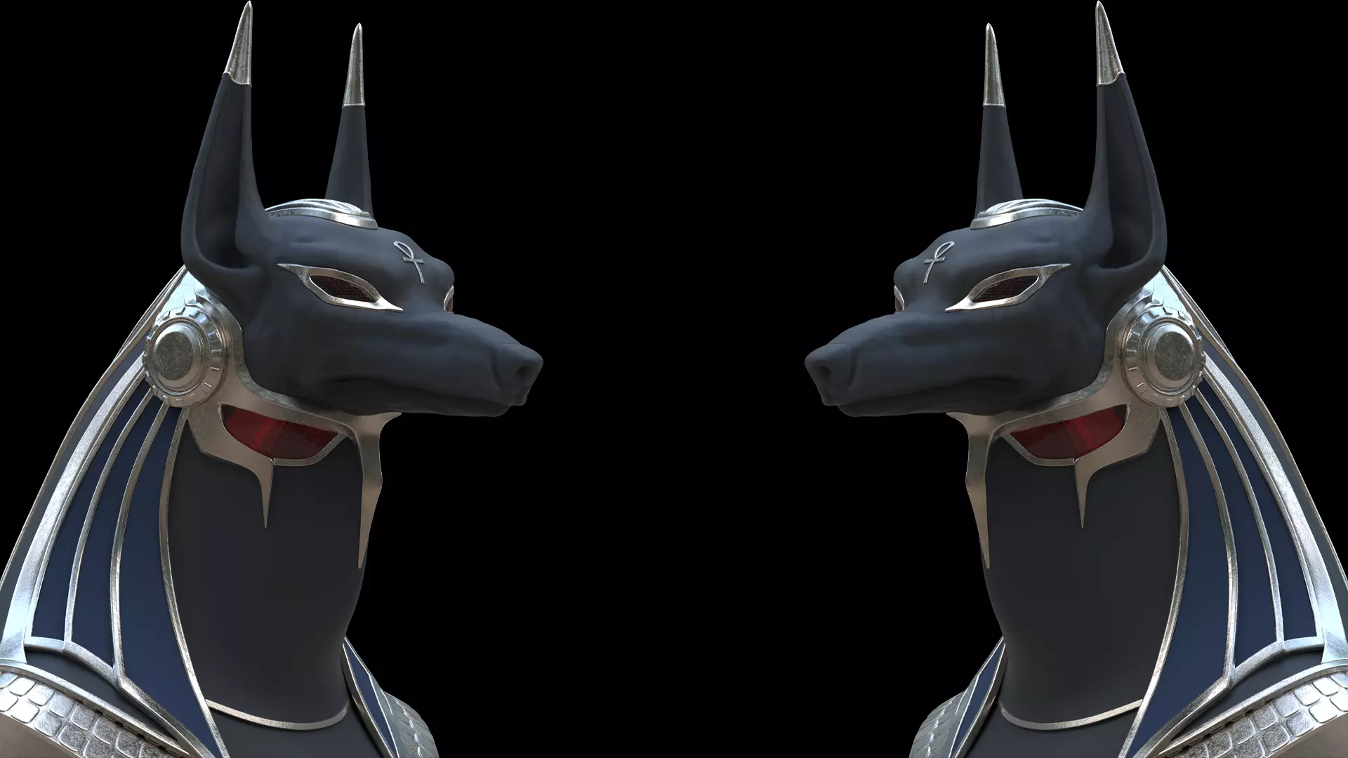 Anubis helmet II 3D print model