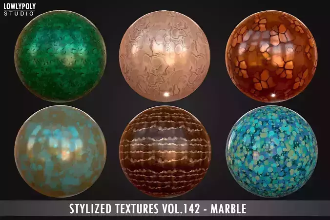 Marble Vol 142 - Stylized Textures
