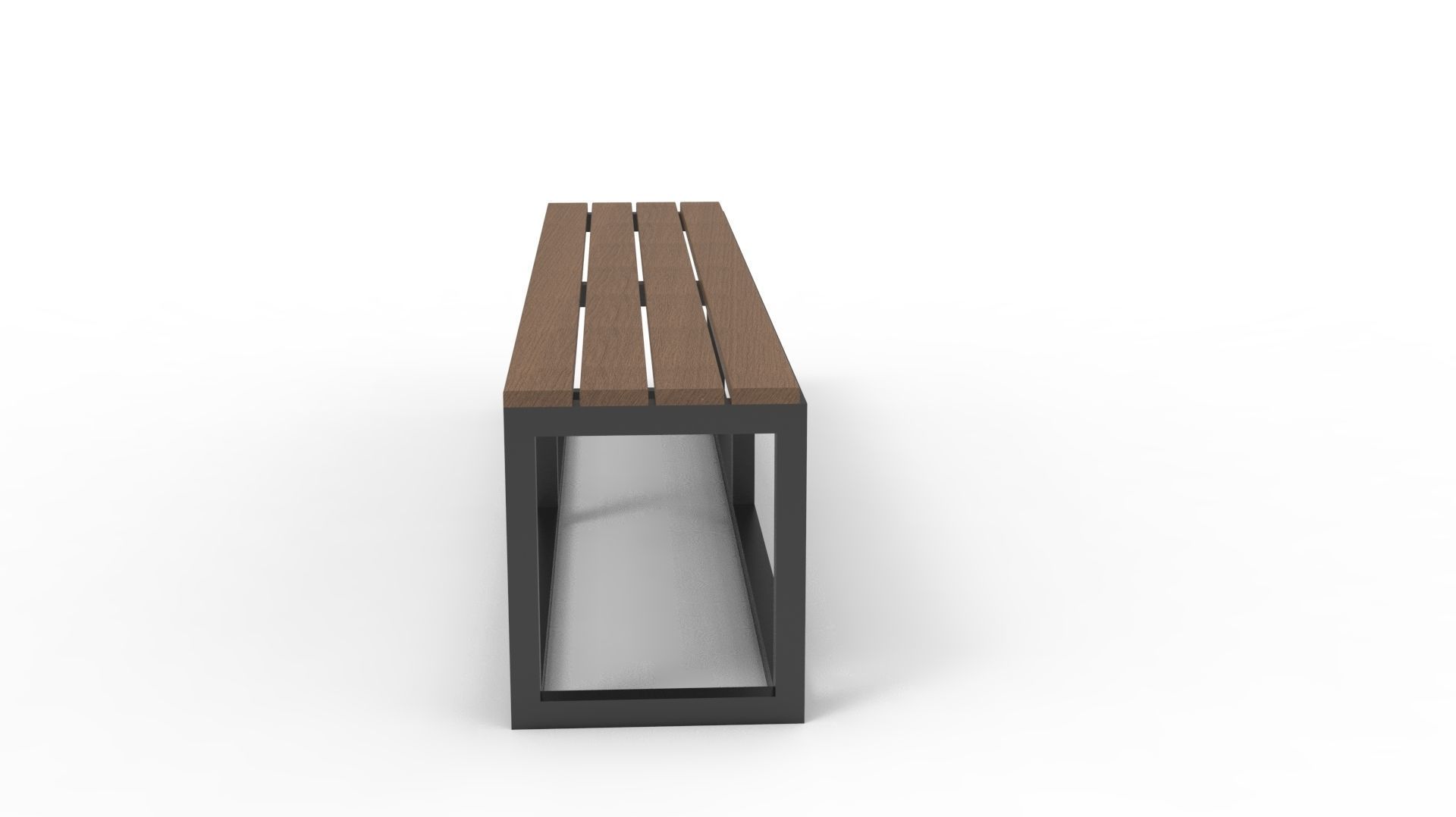 BENCH 01 Low-poly 3D model_38