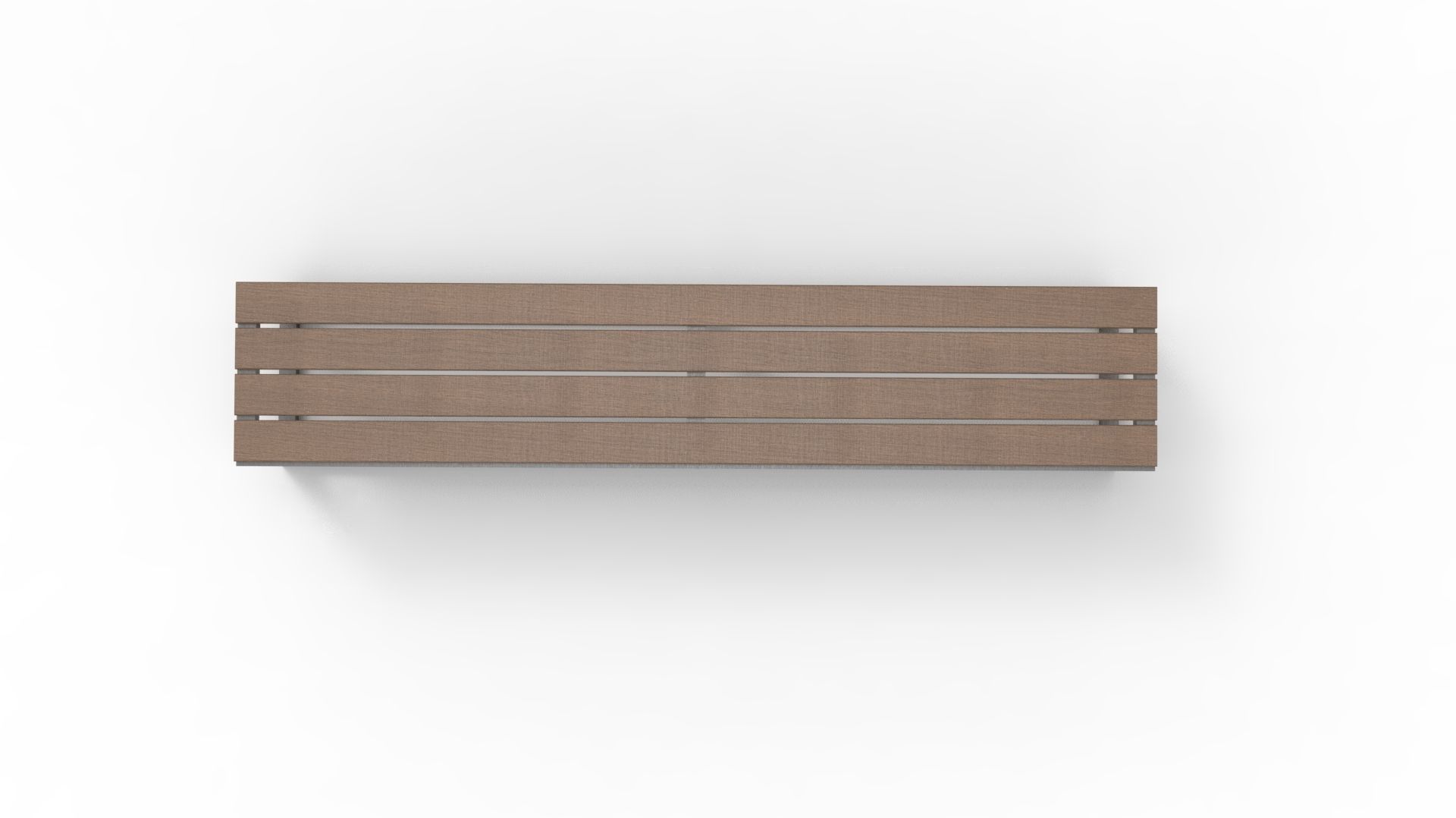 BENCH 01 Low-poly 3D model_8