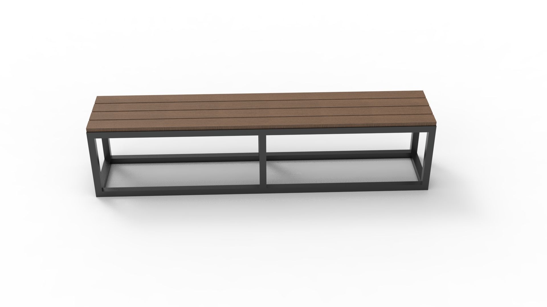 BENCH 01 Low-poly 3D model_32