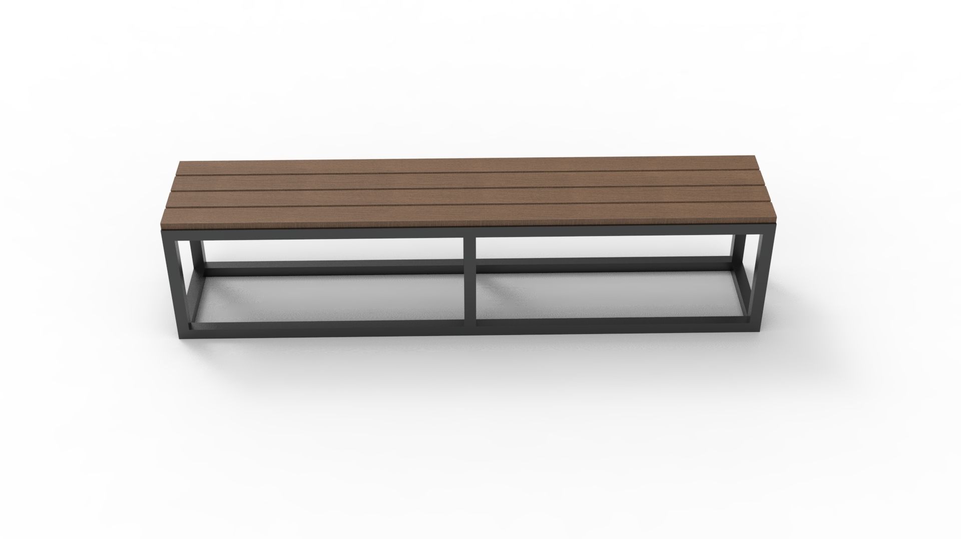 BENCH 01 Low-poly 3D model_17