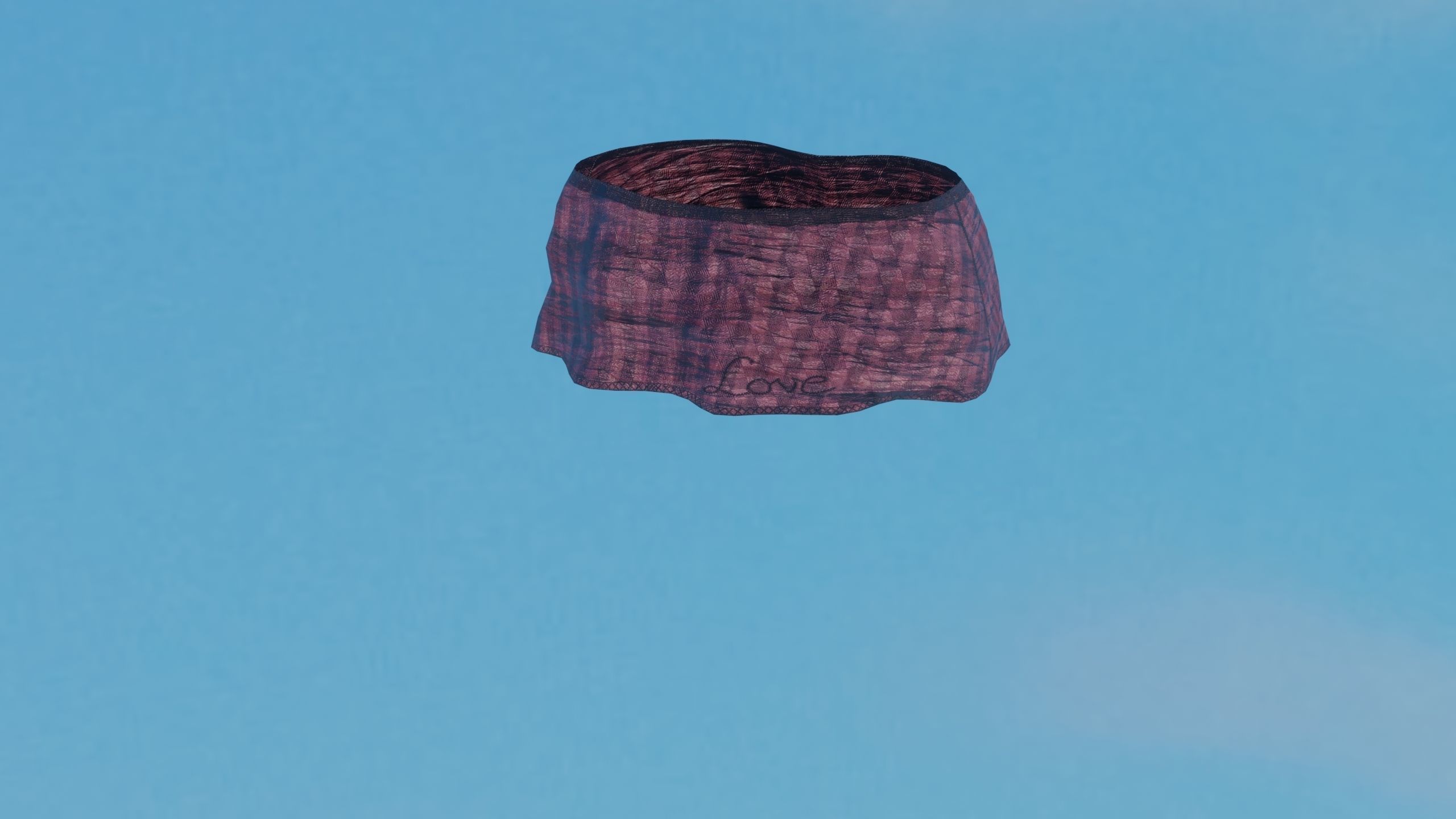 Skirts Low-poly 3D model_4