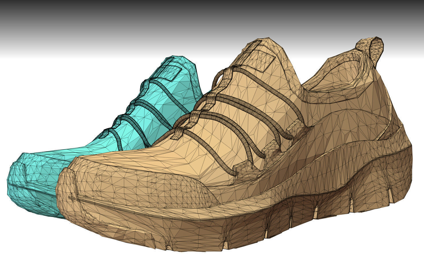 SKECHERS ATHLETICS SHOES low-poly PBR Low-poly 3D model_10