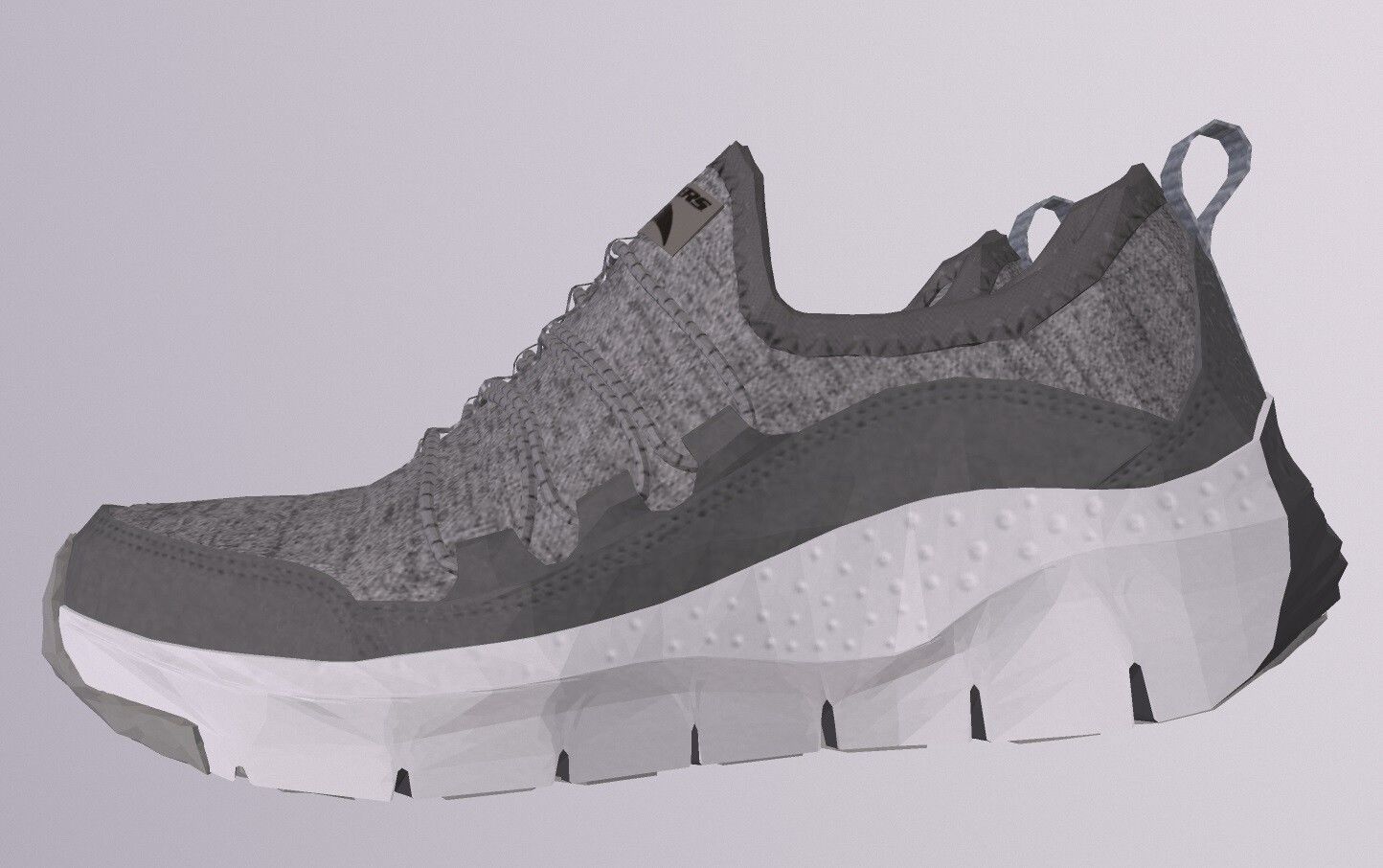 SKECHERS ATHLETICS SHOES low-poly PBR Low-poly 3D model_2