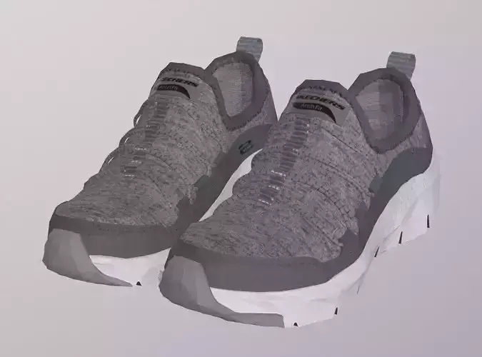SKECHERS ATHLETICS SHOES low-poly PBR