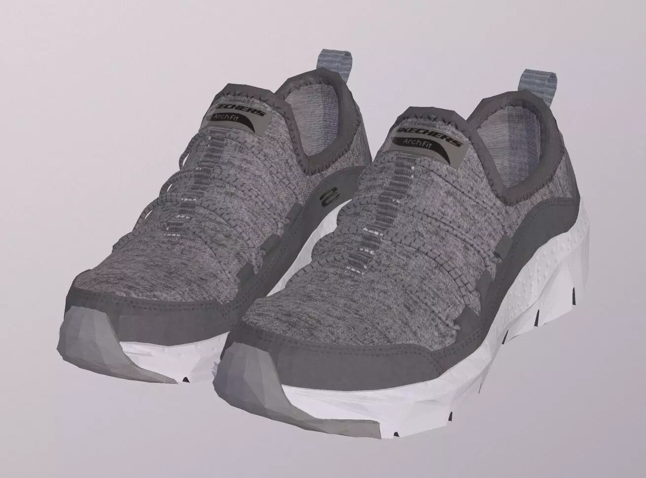 SKECHERS ATHLETICS SHOES low-poly PBR Low-poly 3D model_0