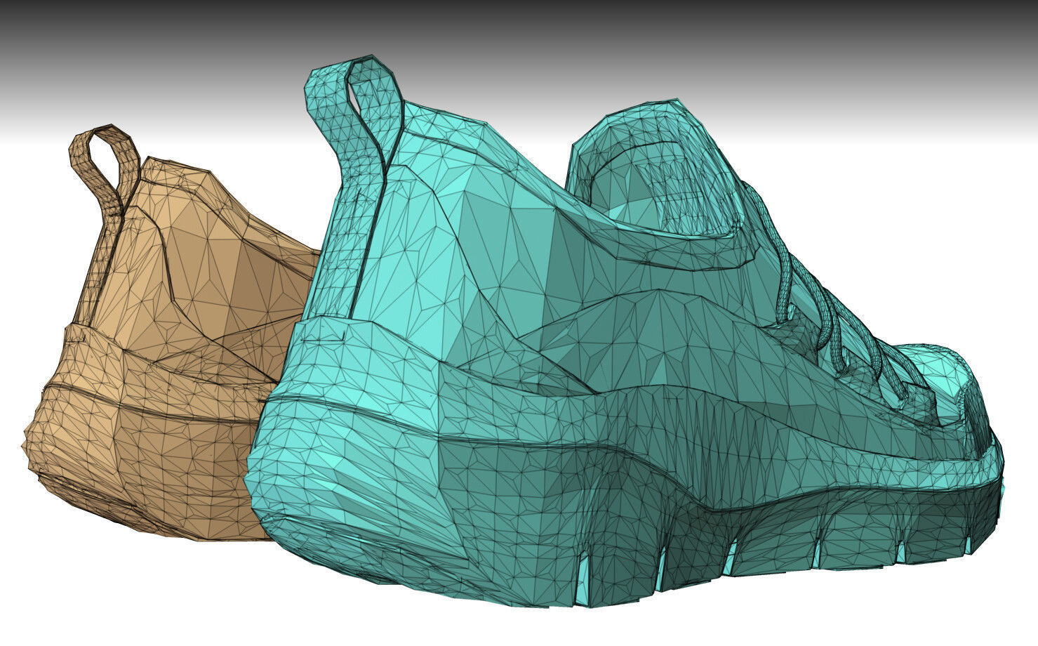 SKECHERS ATHLETICS SHOES low-poly PBR Low-poly 3D model_8