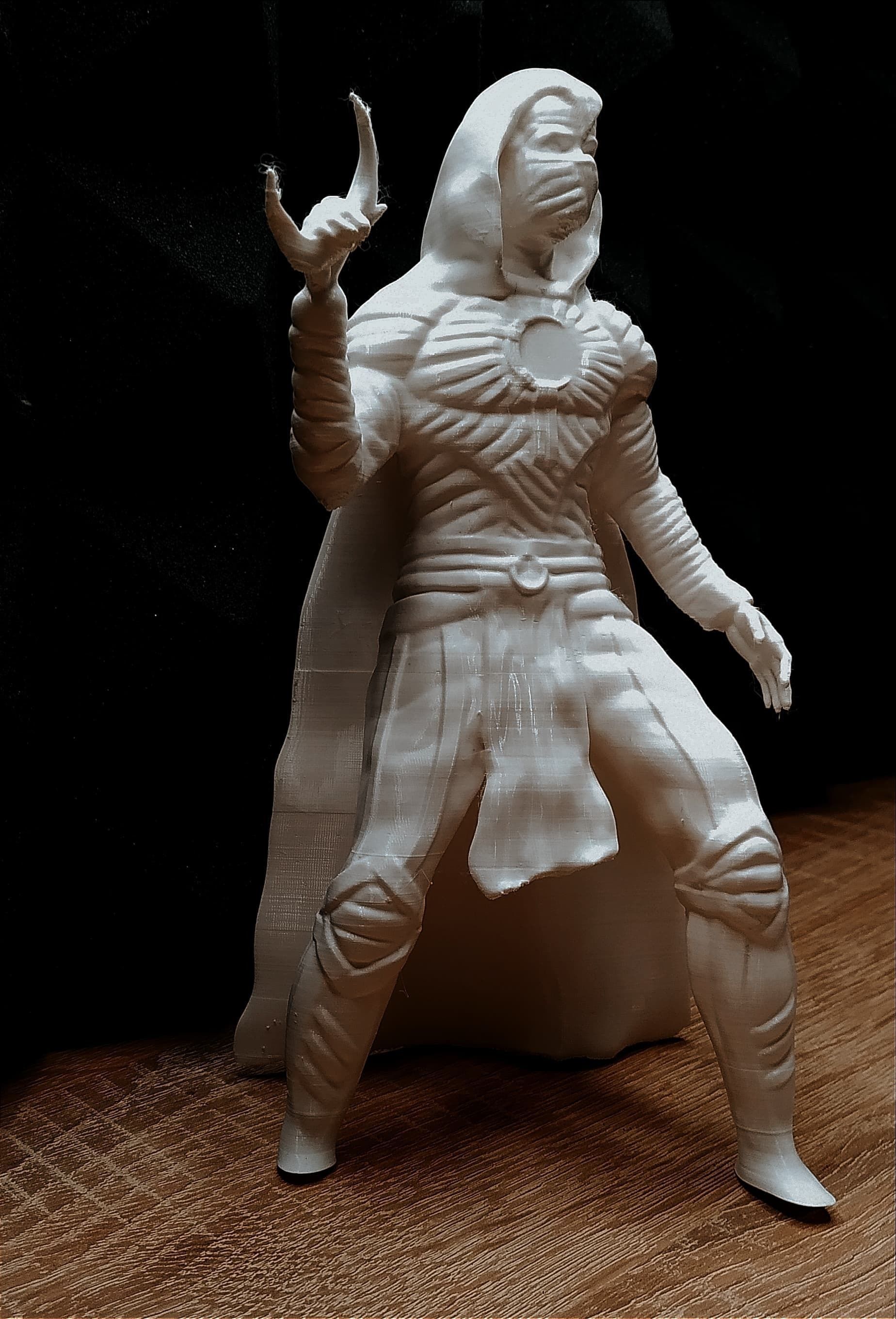 MOON KNIGHT SCULPTURE MARVEL 4 TYPES 3D print model_8