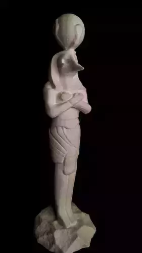 FUZZY SKIN KHONSU FROM MARVEL MOON KNIGHT NEW POSTER sCULPTURE