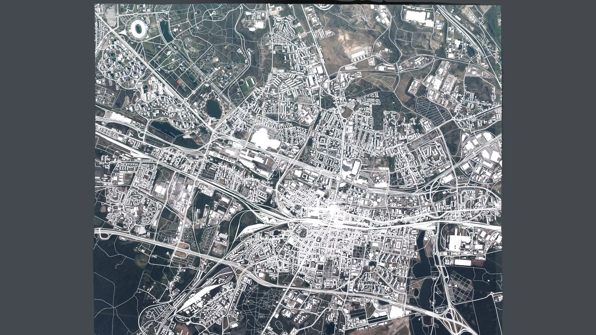 Cityscape Katowice Poland 3D model_0