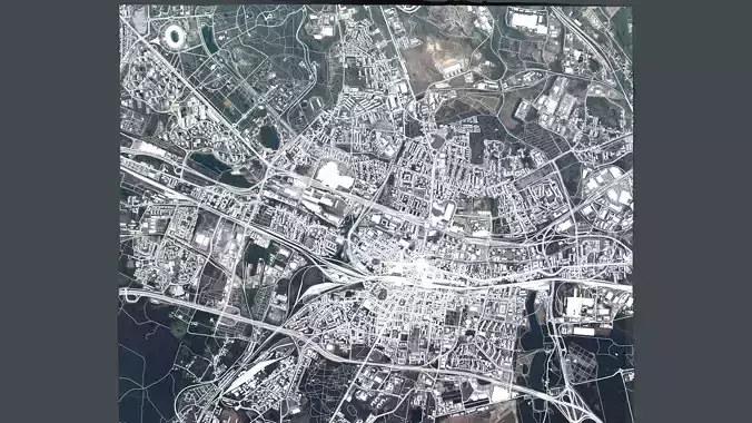 Cityscape Katowice Poland 3D model