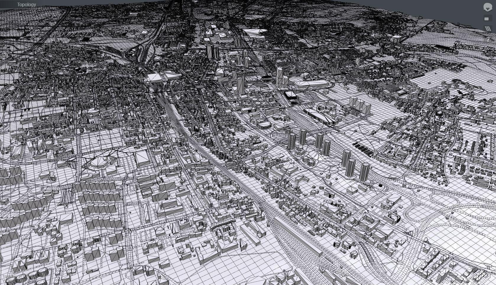 Cityscape Katowice Poland 3D model_12