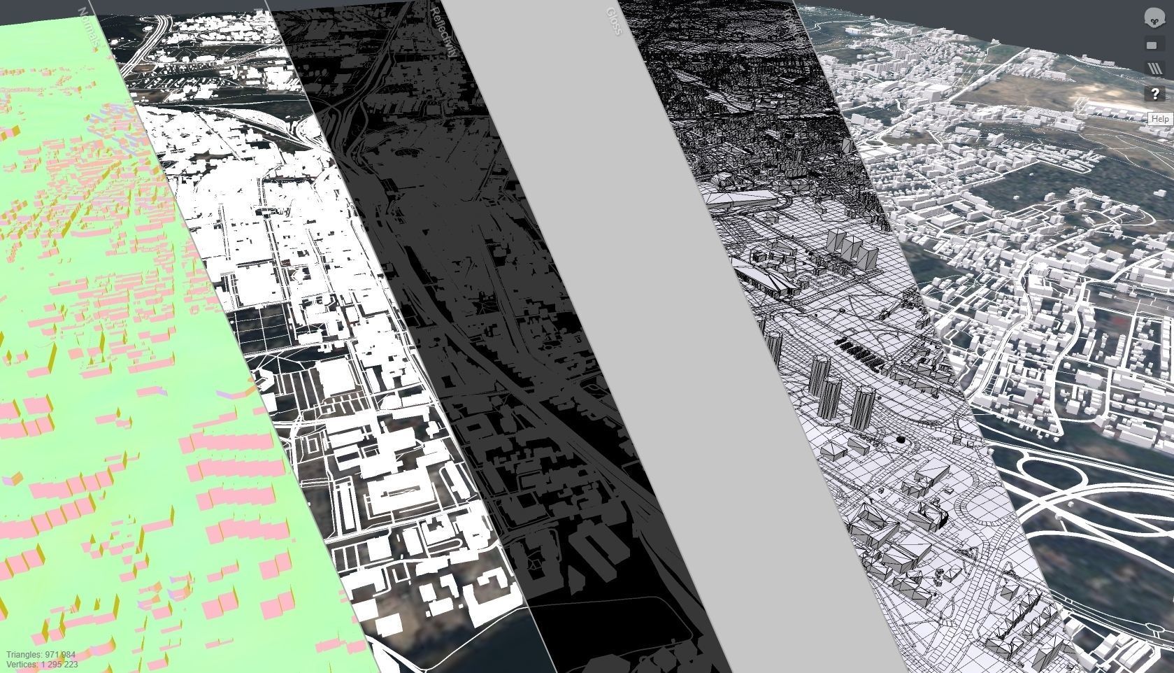 Cityscape Katowice Poland 3D model_13