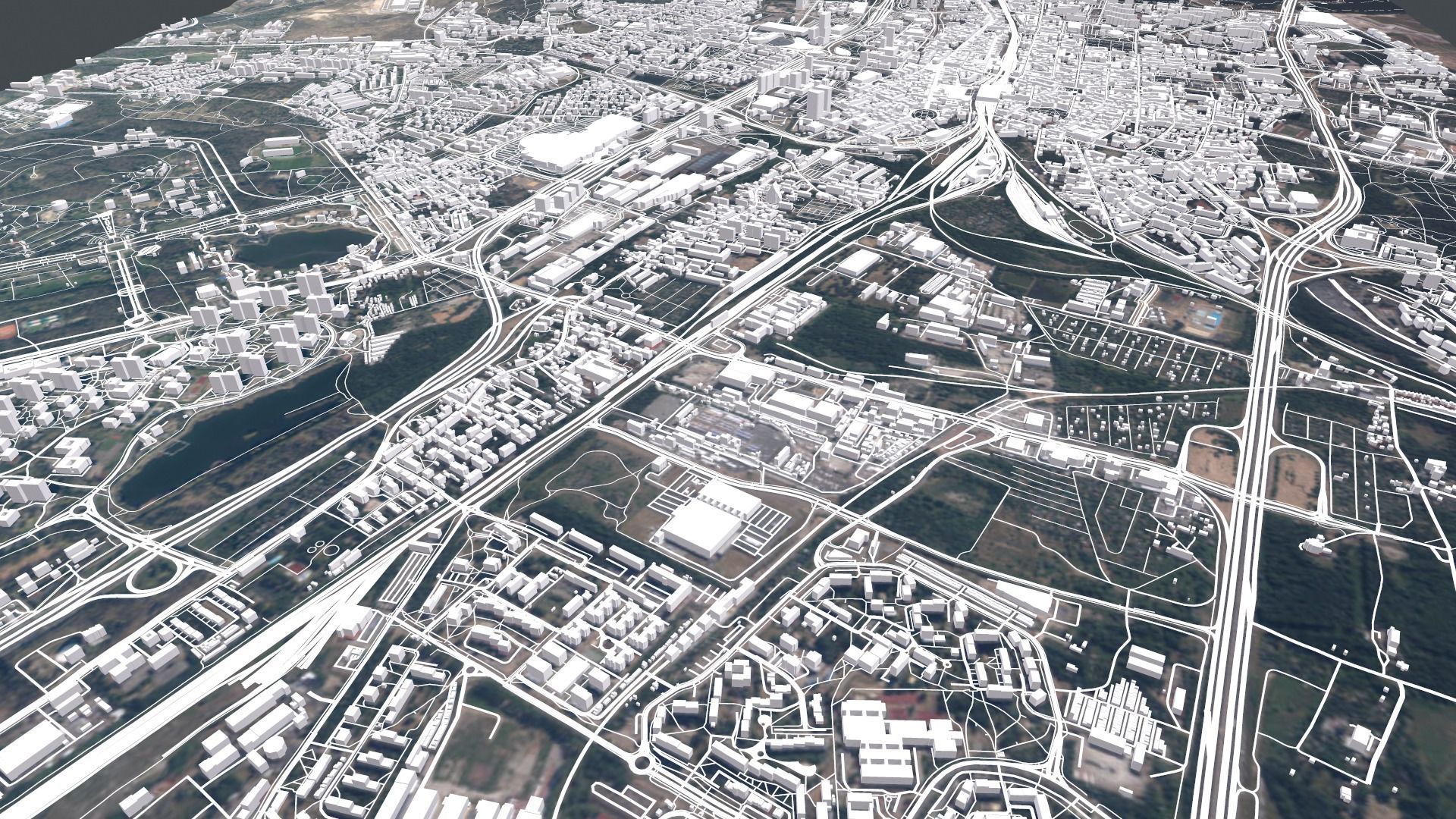 Cityscape Katowice Poland 3D model_7