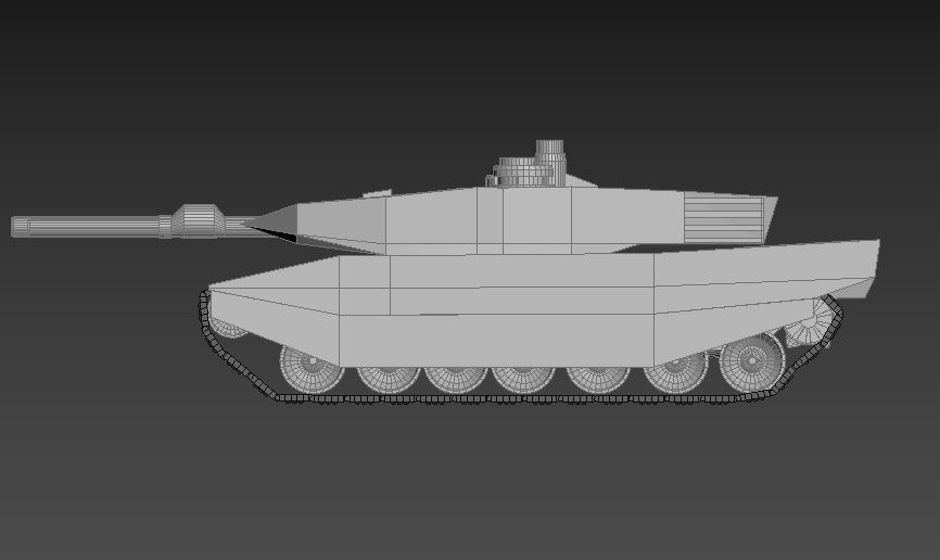 Leopard 2 A6 3D model_4