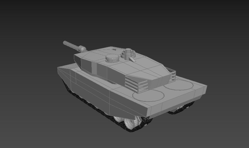 Leopard 2 A6 3D model_3