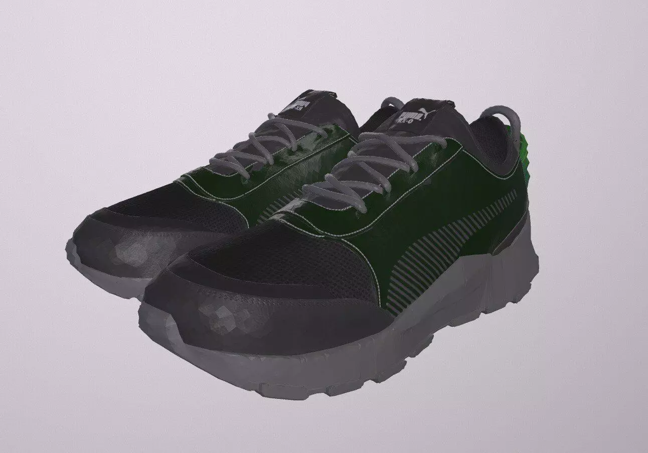 PUMA RS-0 SHOES PBR Low-poly 3D model_0