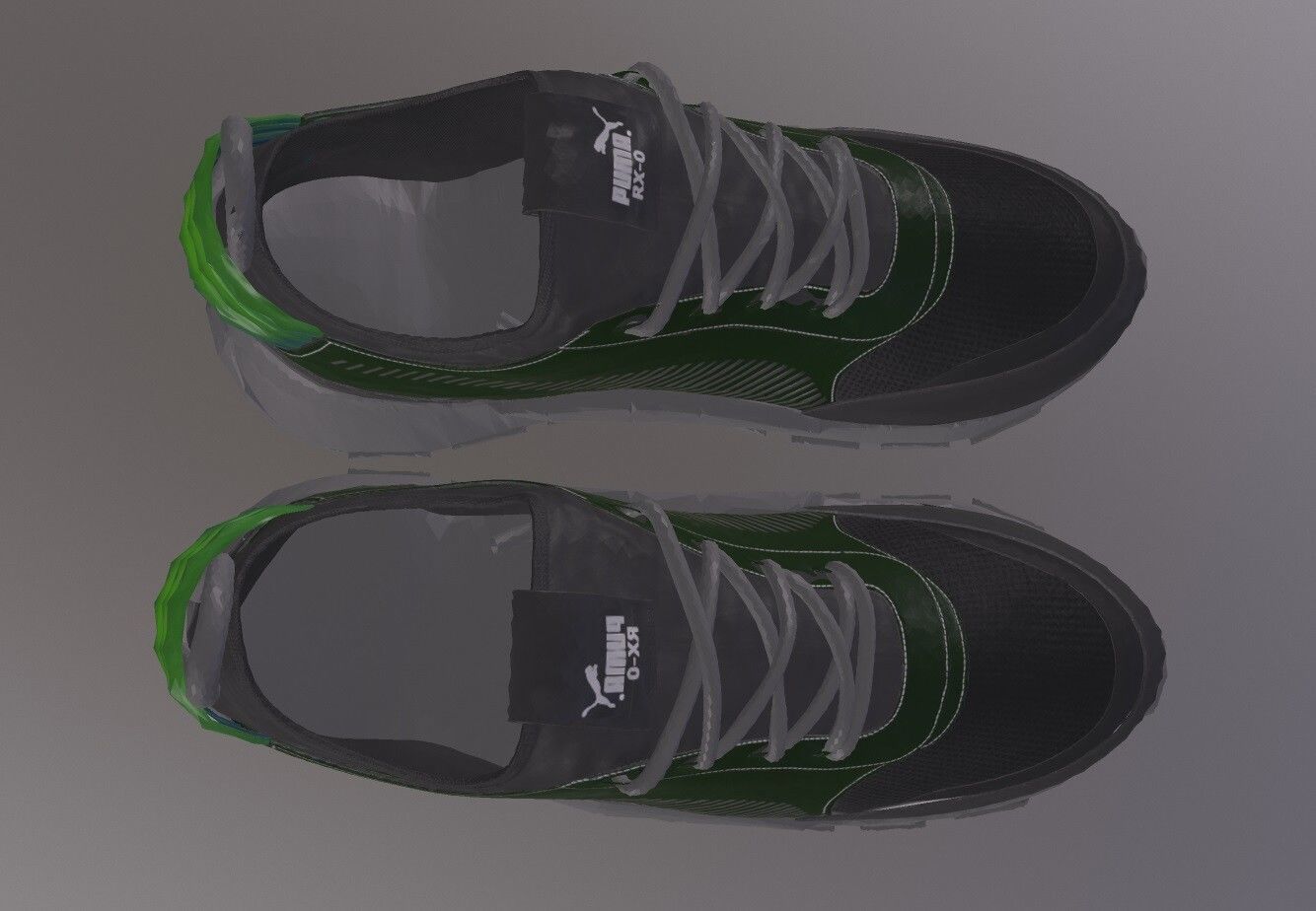 PUMA RS-0 SHOES PBR Low-poly 3D model_4