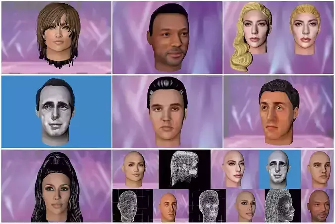 FAMOUS PEOPLE 3D Model Collection