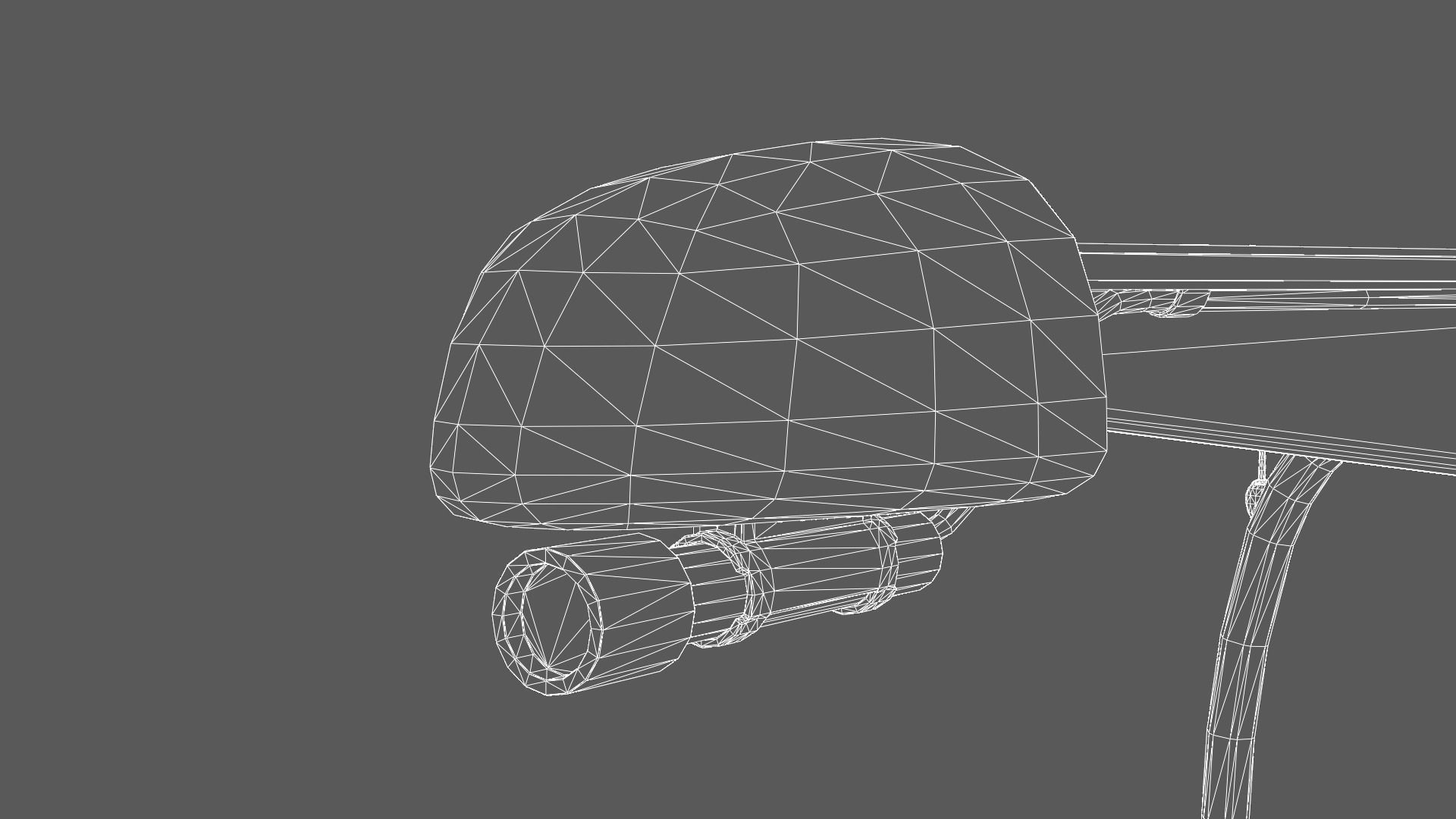 Paper Plane Glider Low-poly 3D model_14