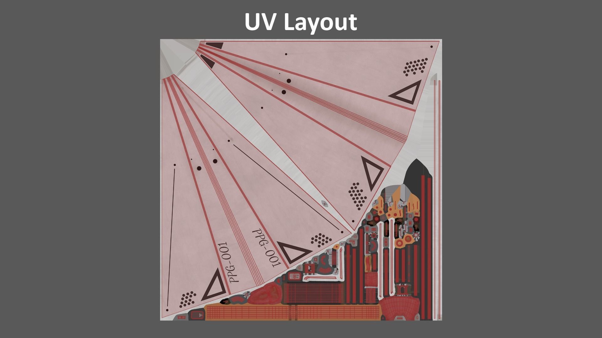 Paper Plane Glider Low-poly 3D model_22