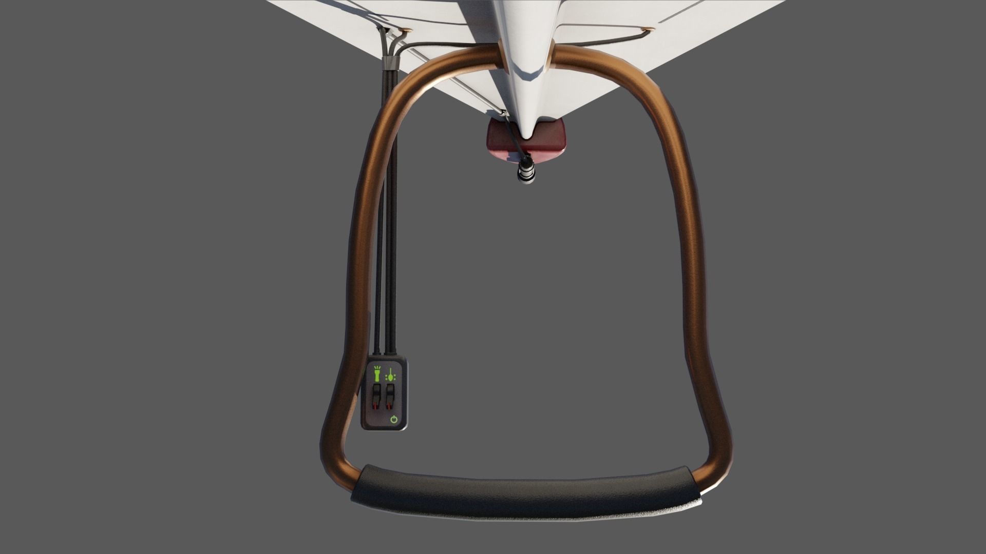 Paper Plane Glider Low-poly 3D model_11