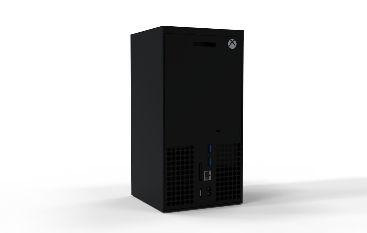 Xbox series X 3D model_1