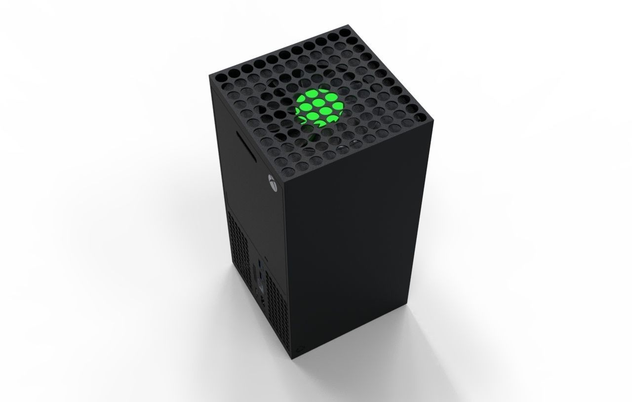 Xbox series X 3D model_6