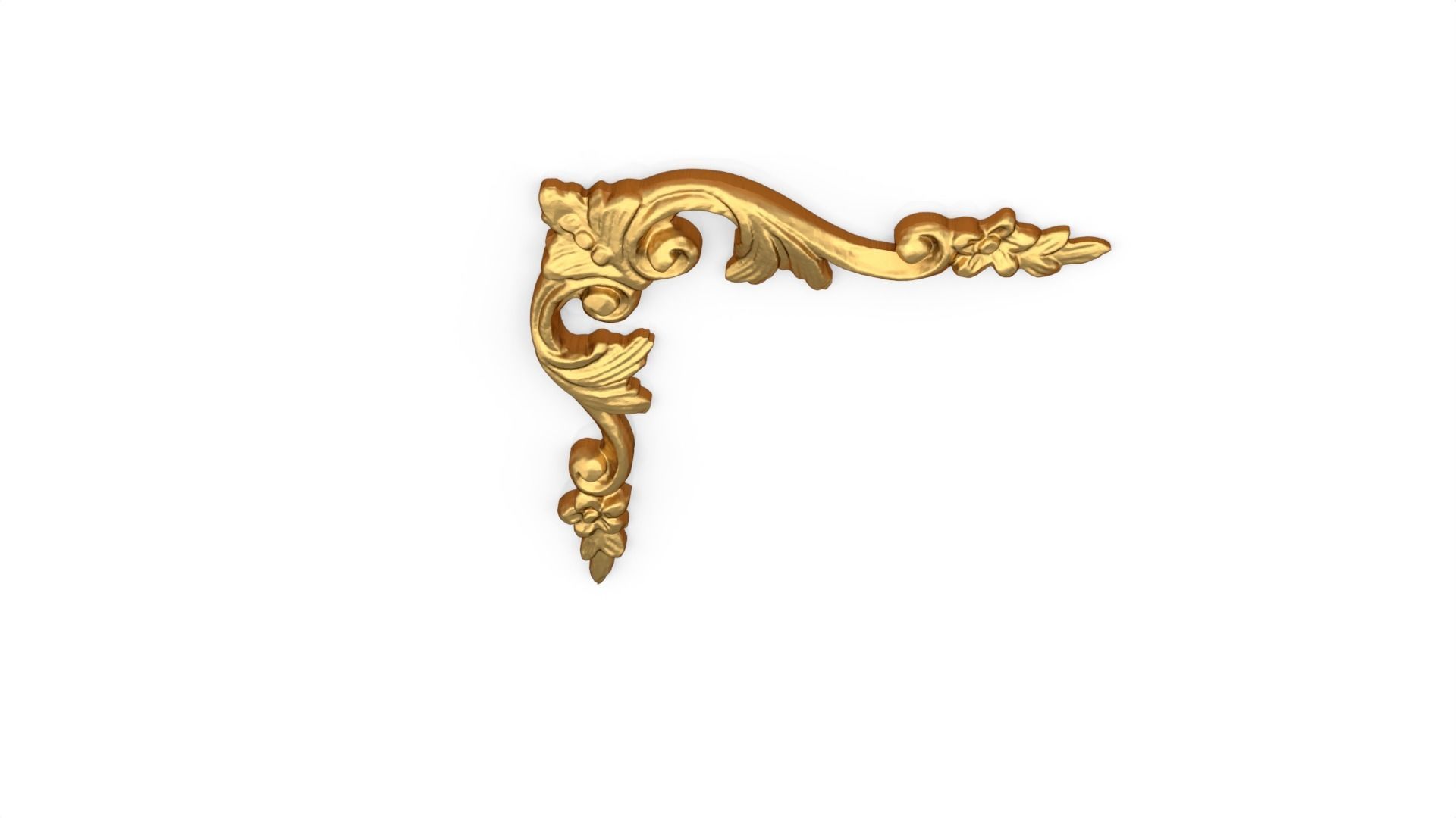 Classic decor ornament 152 3D model_4