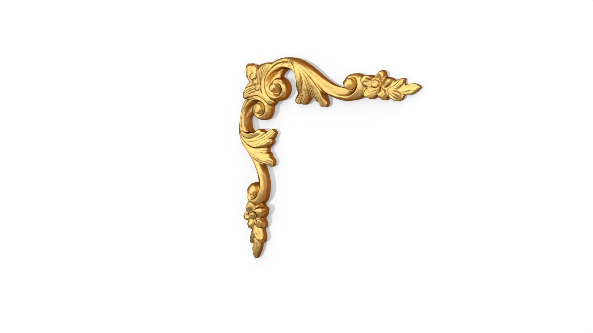 Classic decor ornament 152 3D model_2