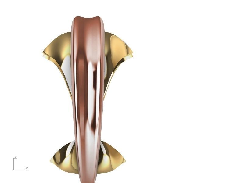 dolphin ring stl verified  3D print model_17