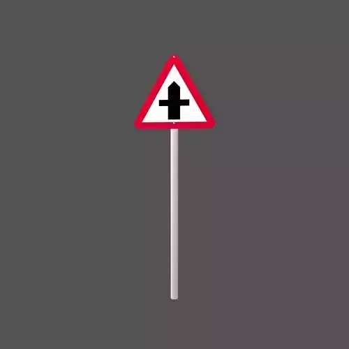 Hong Kong Cross Roads Ahead Sign V1 001