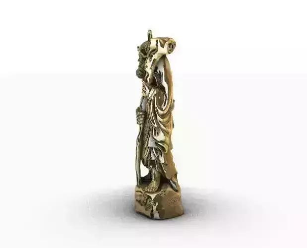 Pendant statue of liberty in gold