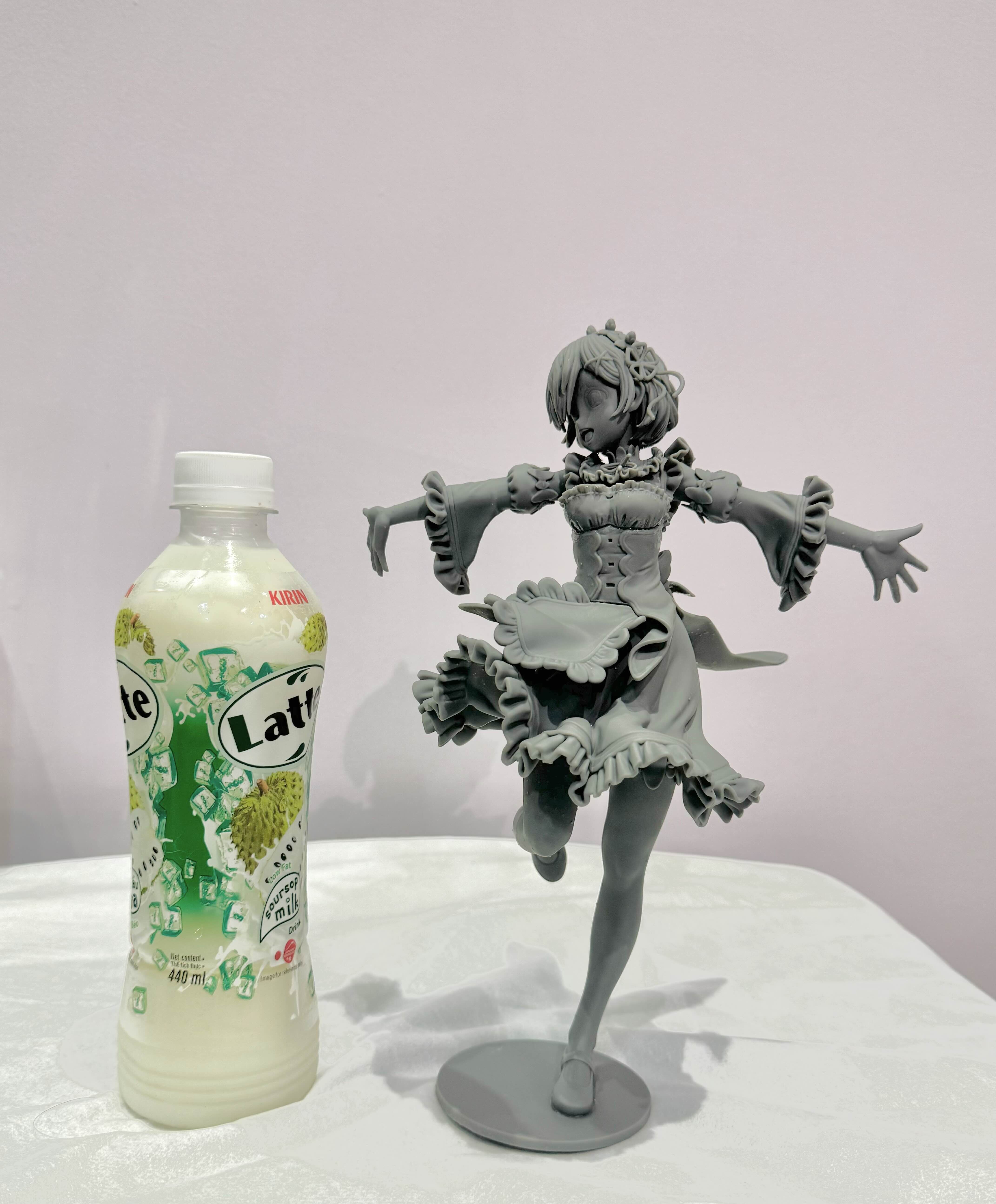 Re Zero Rem 3d print - Maid version 3D print model_5