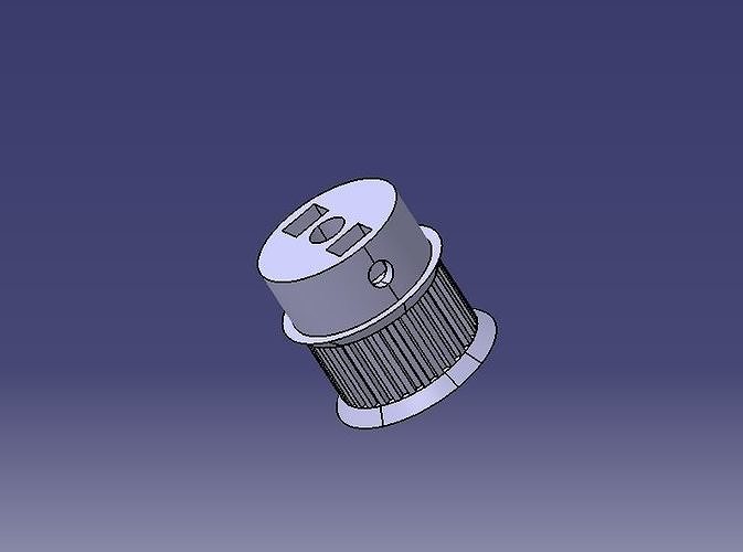 30 tooth Gt2 pulley Free 3D print model