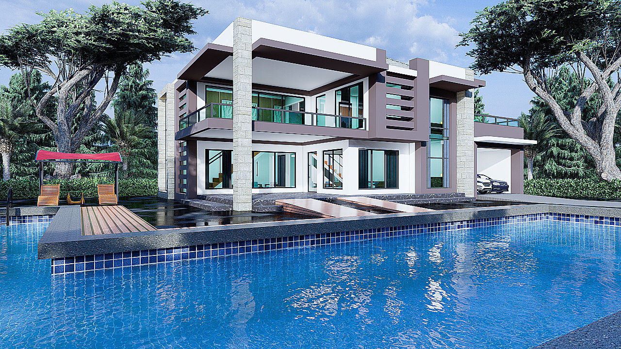 MODERN VILLA MAGNOLIA 3D model_6