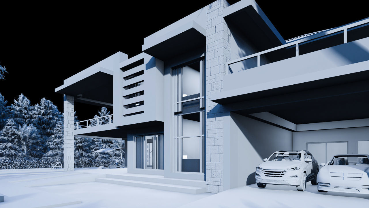 MODERN VILLA MAGNOLIA 3D model_13