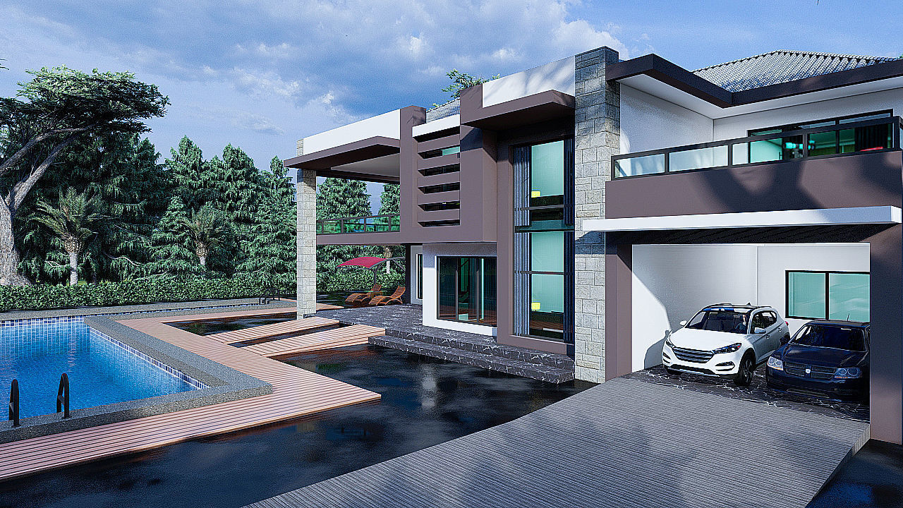 MODERN VILLA MAGNOLIA 3D model_10