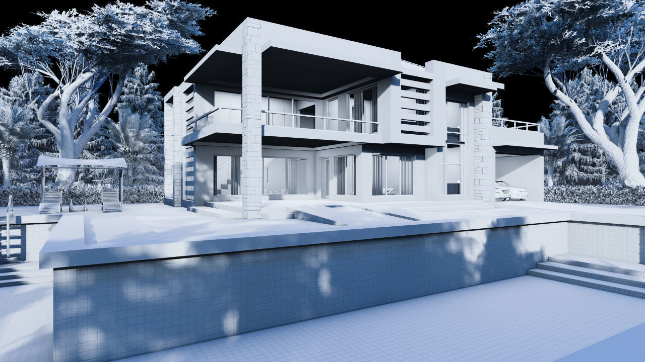 MODERN VILLA MAGNOLIA 3D model_7