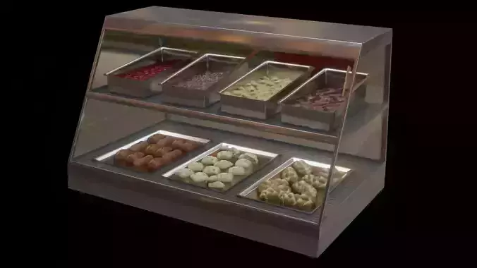 Showcase candy display case