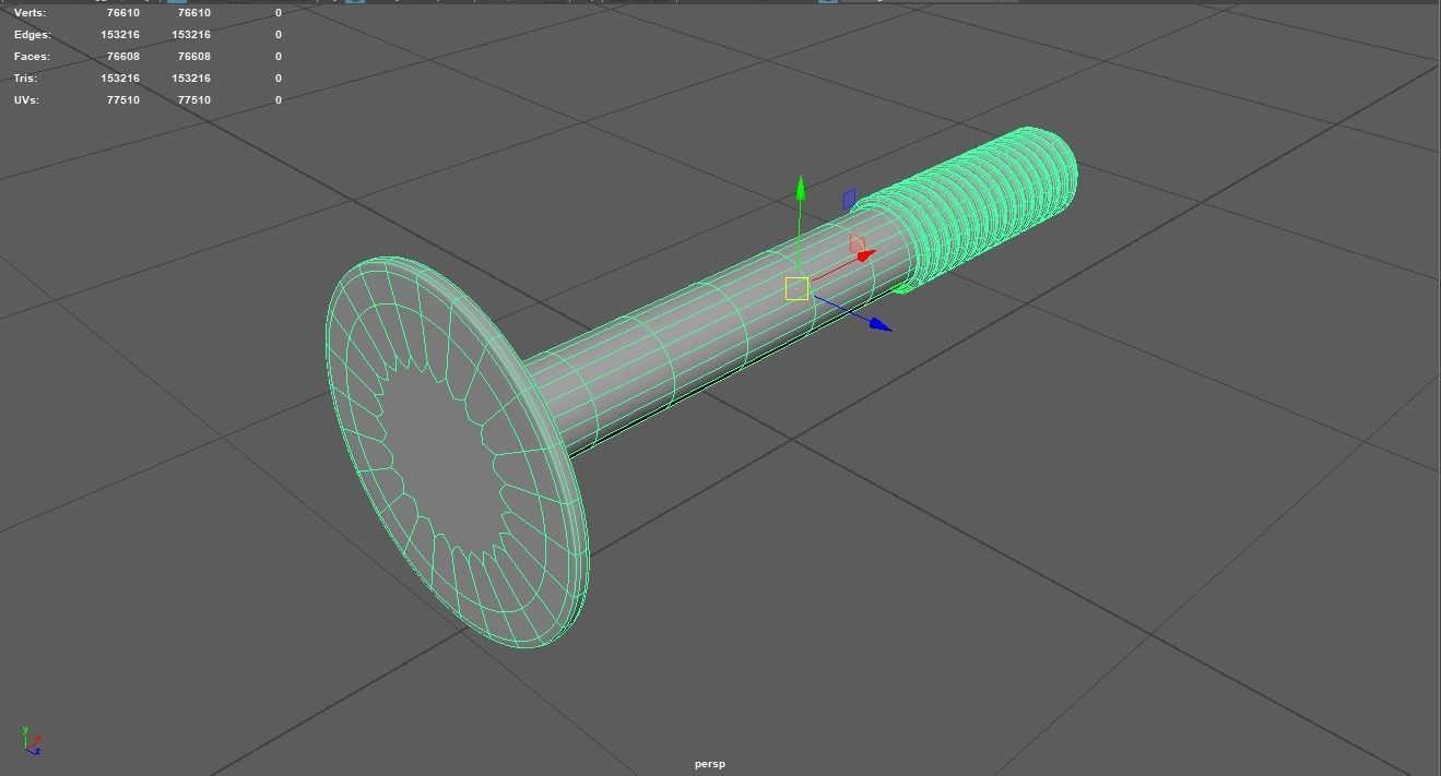 Elevator Bolts 3D Model 3D model_9