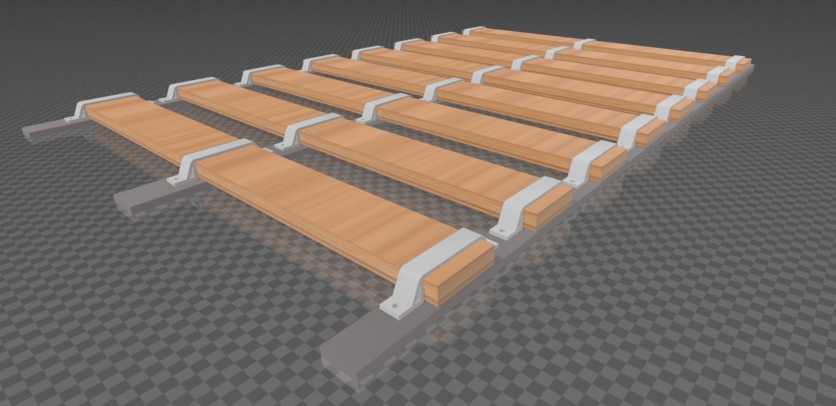 Bed Support IKEA Free 3D print model_2