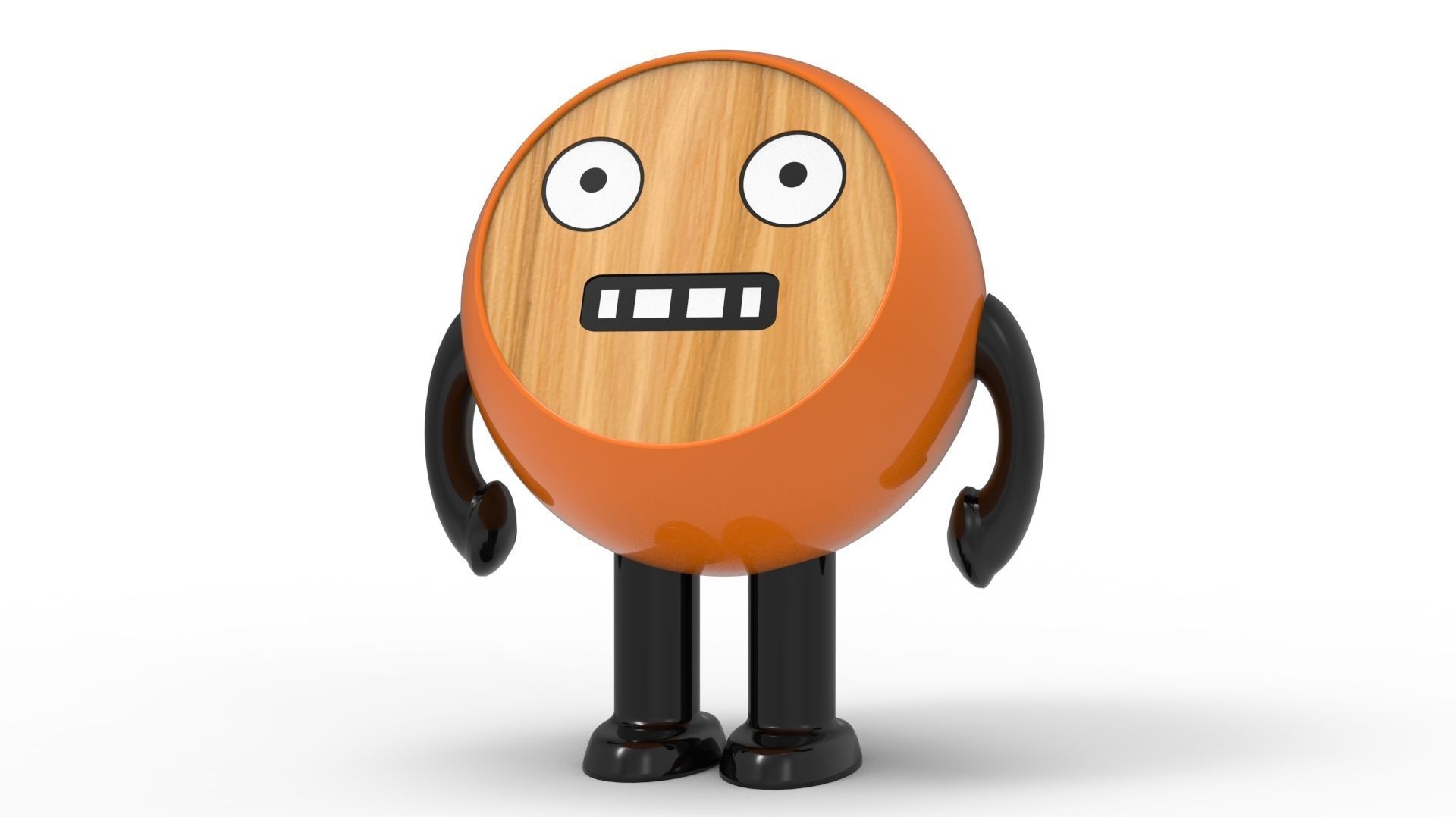 TOY ROBOT 03 Low-poly 3D model_10