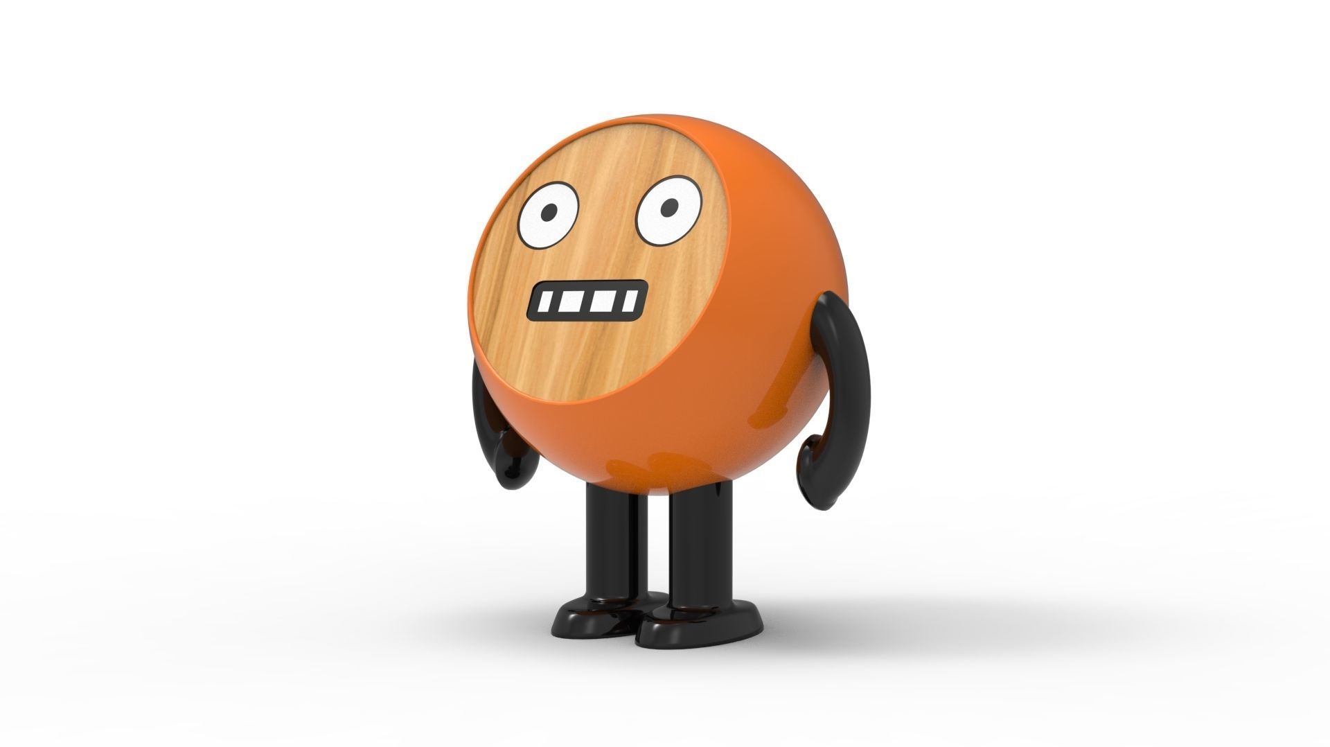 TOY ROBOT 03 Low-poly 3D model_4