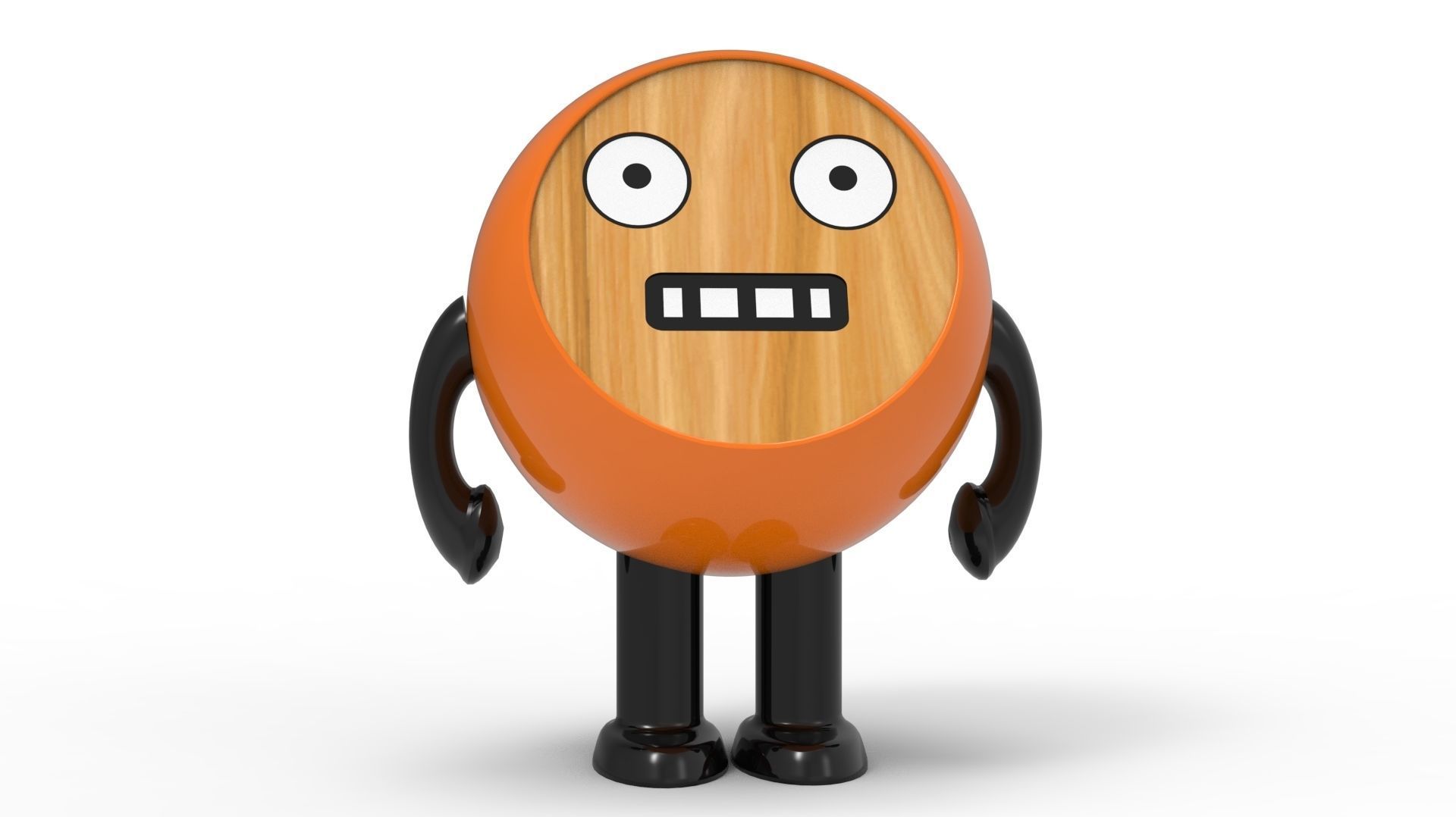 TOY ROBOT 03 Low-poly 3D model_12