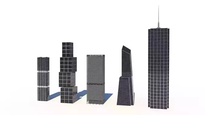 Buildings City and Skyscraper