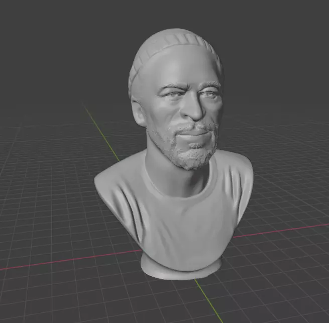 Marvin Gaye 3D print model_1