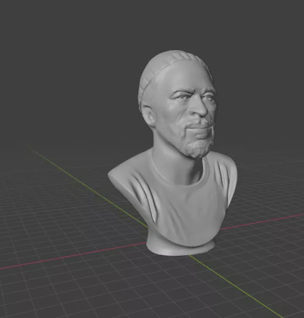 Marvin Gaye 3D print model_2
